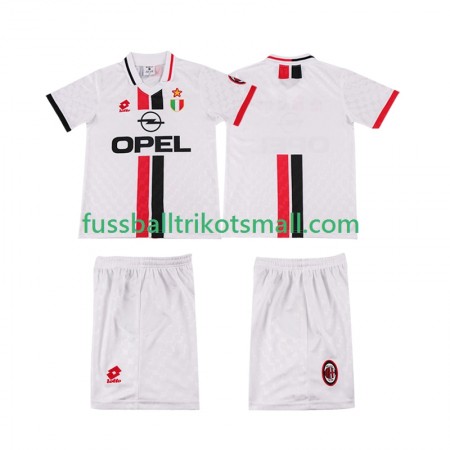 Fußballtrikots AC Mailand Retro Kinder 1996 1997 Kurzarm Auswärts-trikot kaufen